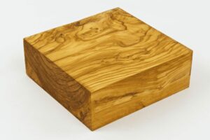 Olivewood - 6 x 6 x 3" - part seasoned
