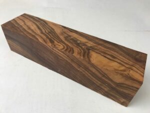 Wild African Olivewood 3" x 3" x 12" - part seasoned