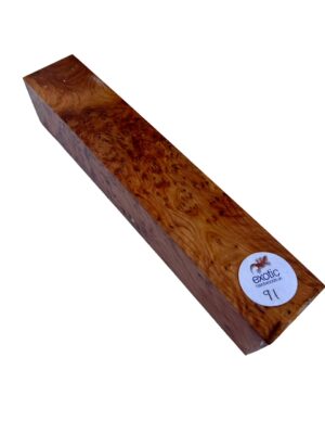 Thuya Burr - 50 x 50 x 300 mm -(No 91)