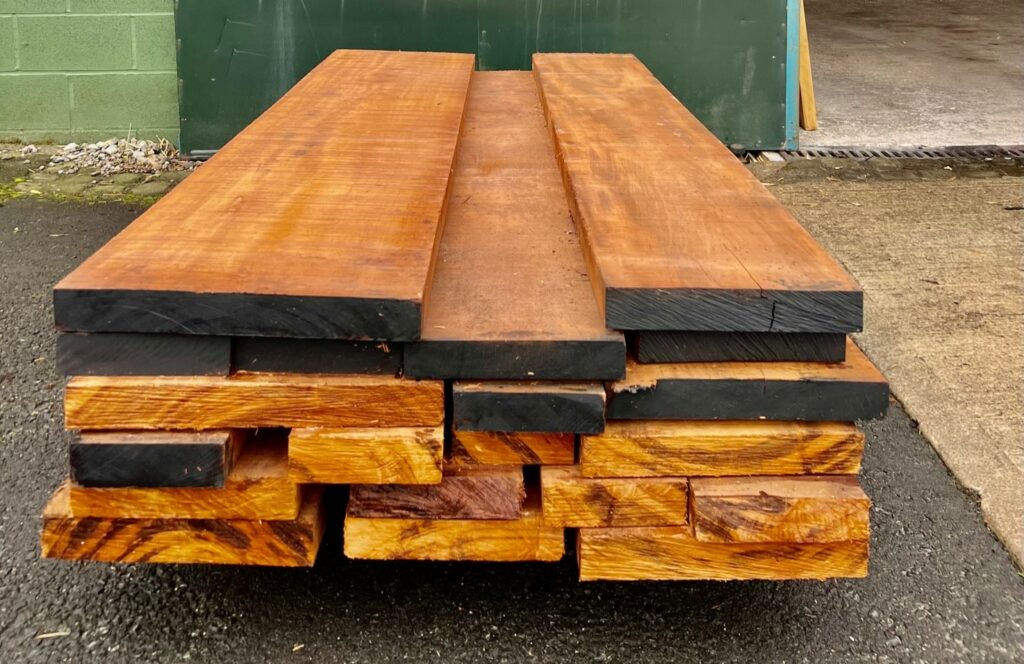 Gongalo Alves 83" x 4" x 2"- Air Dried