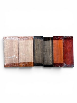 walnut, padauk, wenge, maple, purpleheart, amazaque
