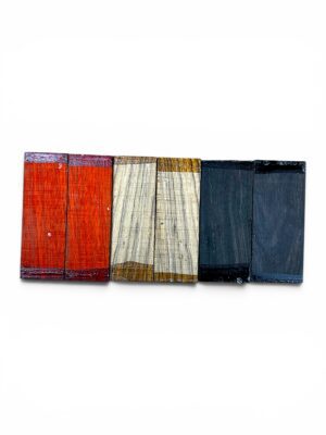 Amazaque, ebony, padauk