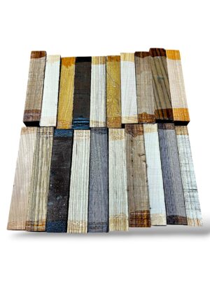 walnut, padauk, wenge, maple, purpleheart, amazaque