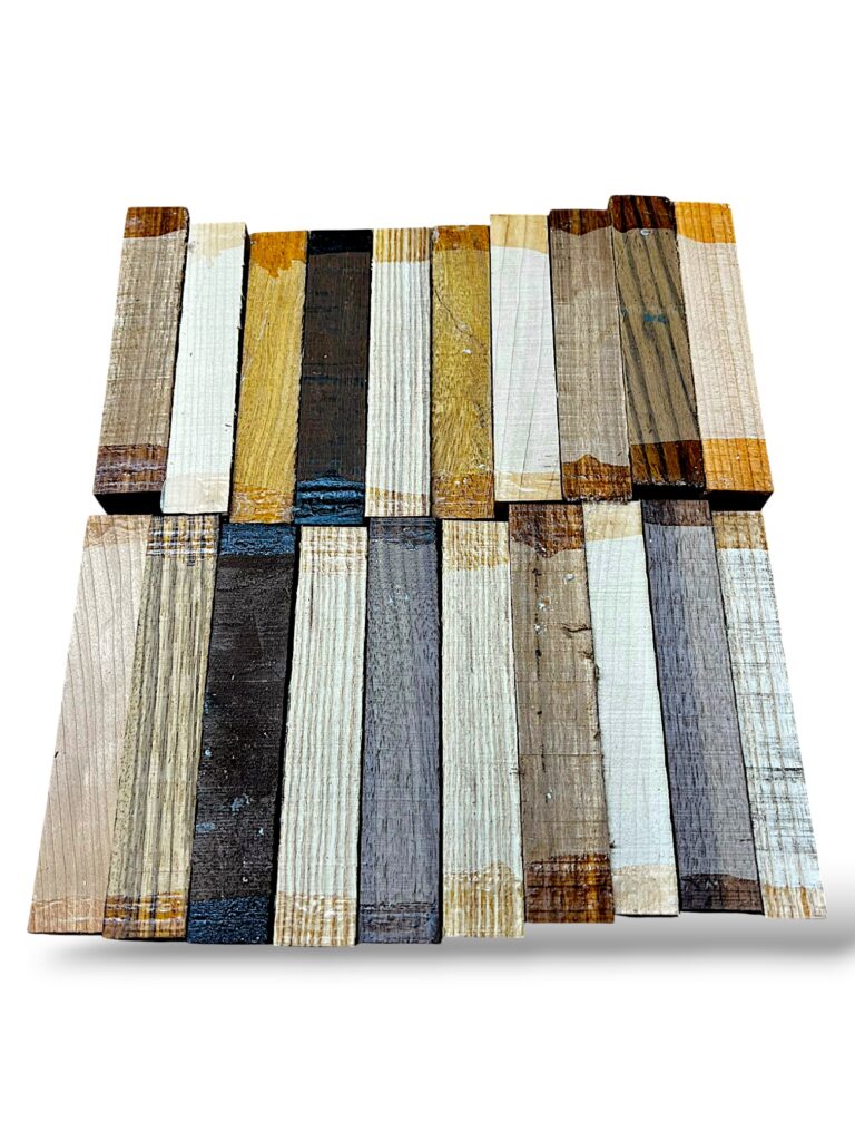 walnut, padauk, wenge, maple, purpleheart, amazaque