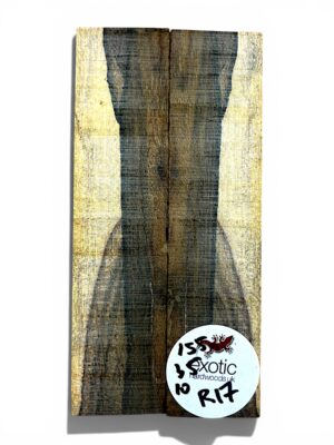 Ziricote Pair R17 – Knife & Box Making Blanks ( with crack )