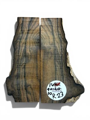 Ziricote Pair R23 – Knife & Box Making Blanks