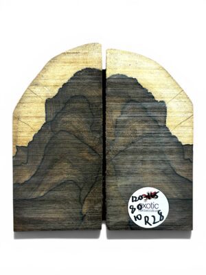 Ziricote Pair 828 – Razor/Knife & Box Making Blanks ( with cracks )