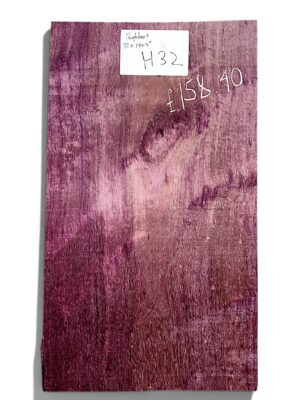 Purpleheart lumber 32"x18"x2" - air dried H32