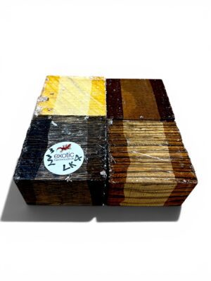 maple, palmwood, zebrano, mahogany