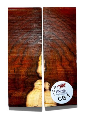Cocobolo Razor Scales - 160 x 53 x 3mm - CB1
