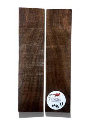 Macassar Ebony razor scales 200x40x5mm ( MB11 )