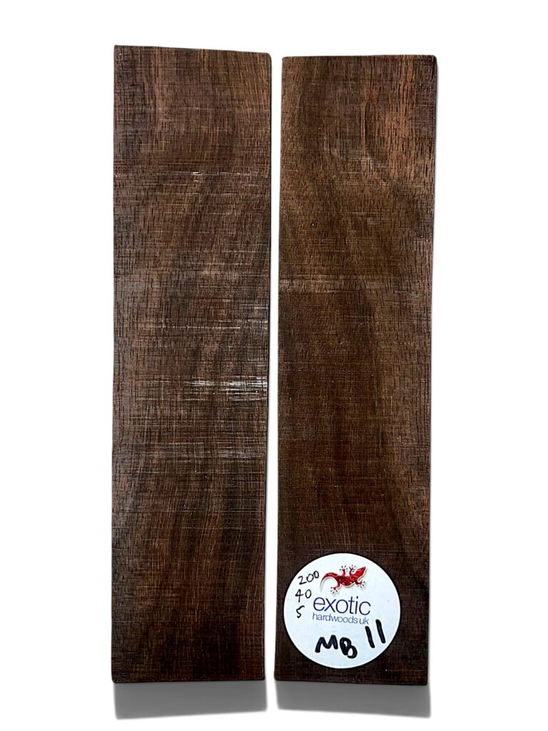 Macassar Ebony razor scales 200x40x5mm ( MB11 )