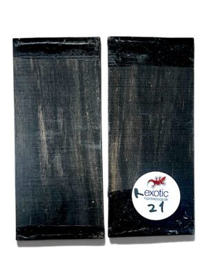 Ebony razor Scales air dried - 150 x 38 x 5mm approx - ( Z1 )