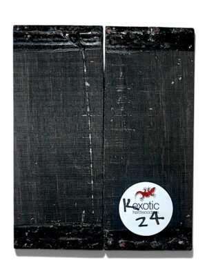 Ebony Knife Scales air dried - 150 x 38 x 10mm approx - ( Z4 )