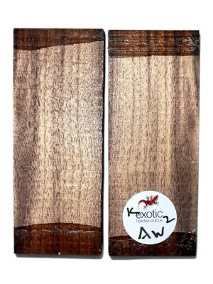 American Black Walnut Knife Scales - 150 x 40 x 10mm - AW2