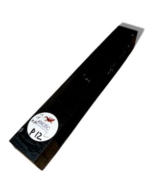 Ebony 1.5"x1.5"x10.75" ( approx ) air dried - P 12 with crack