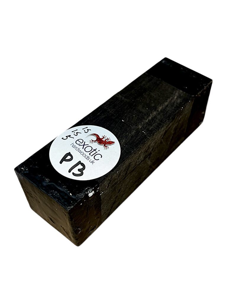 Ebony 1.5"x1.5"x5" ( approx ) air dried - P 13