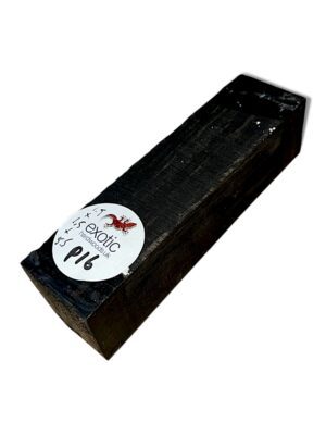 Ebony 1.5"x1.5"x5.5" ( approx ) air dried - P 16 with defect
