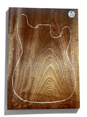 African Mahogany 1 piece body blank 21" x 14" x 2" - MQ10