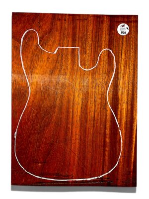 Padauk Body Blank 21"x14"x2" - 1 piece ( PD3 ) with crack