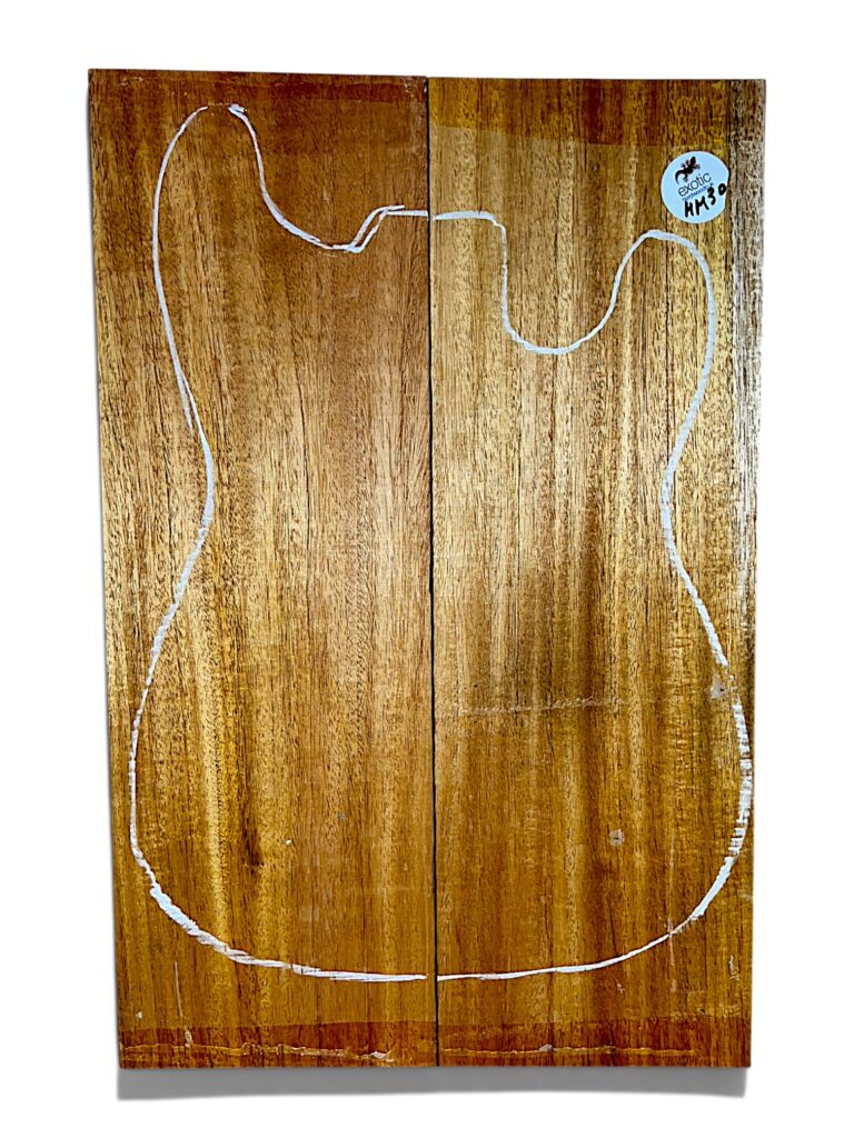 Genuine Honduran Mahogany Guitar Body Blank 2 pieces - HM30 ( 21"x7"x2" approx )