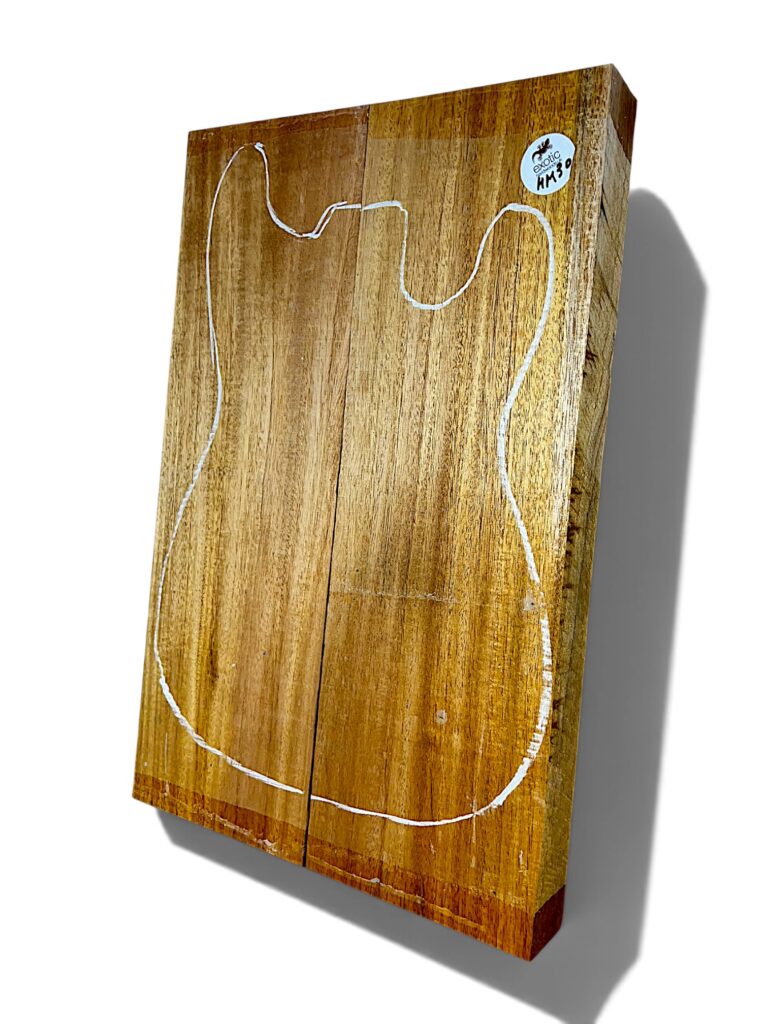Genuine Honduran Mahogany Guitar Body Blank 2 pieces - HM30 ( 21"x7"x2" approx ) - Image 3