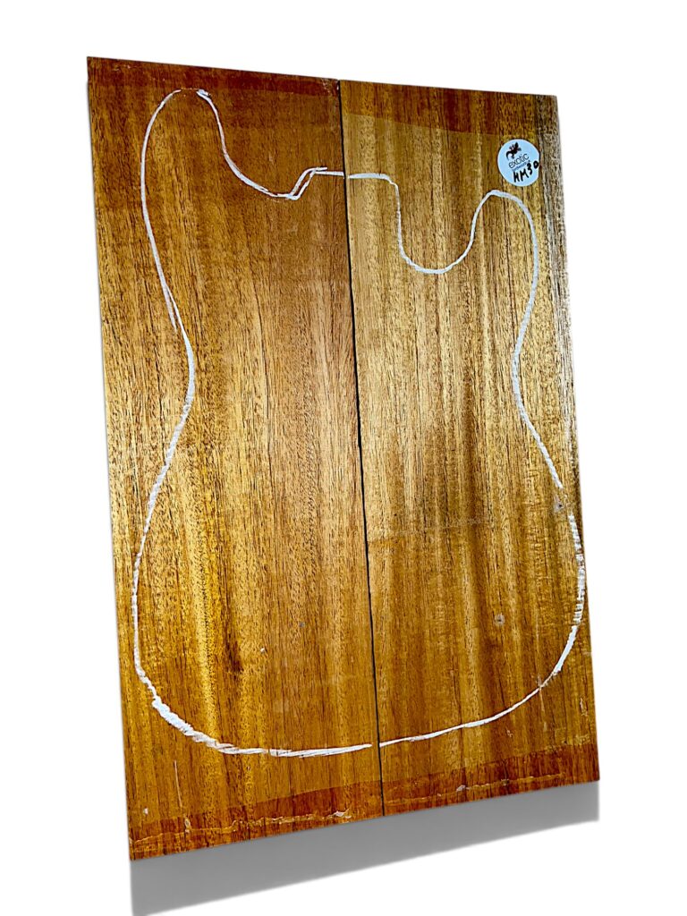Genuine Honduran Mahogany Guitar Body Blank 2 pieces - HM30 ( 21"x7"x2" approx ) - Image 2