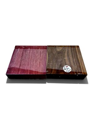 Walnut & Purpleheart Wood Kit – 2 Pieces PW2