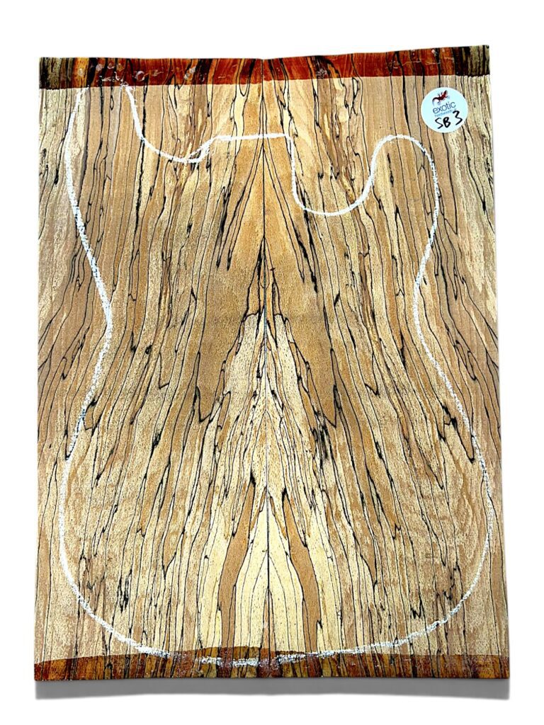 Spalted Beech Guitar Top – 2 Piece Set ( SB3 )
