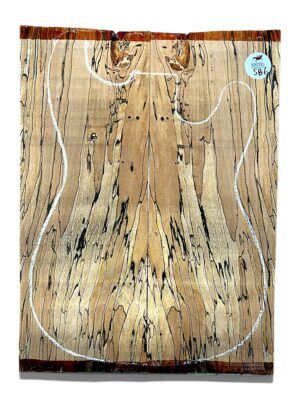 Spalted Beech Guitar Top – 2 Piece Set ( SB6 )