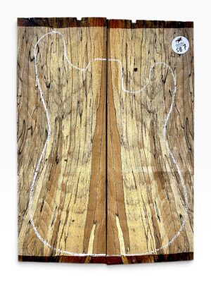 Spalted Beech Guitar Top – 2 Piece Set ( SB7 )