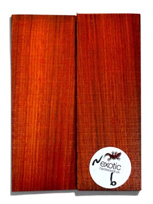 Padauk Knife Scales - 155x38x10mm - No6