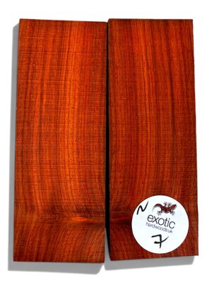Padauk Knife Scales - 155x38x10mm - No7