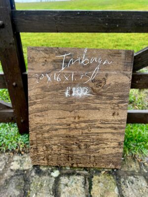 Imbuia Wood 20"x16"x1.75" approx