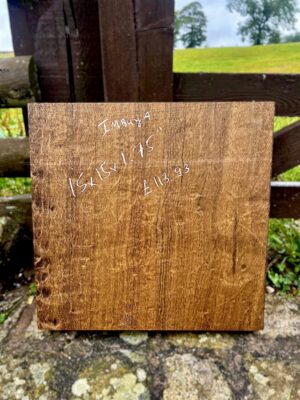 Imbuia Wood 15"x15"x1.75" approx