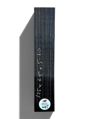Macassar Ebony 325x65x5-10mm ( MB5 )