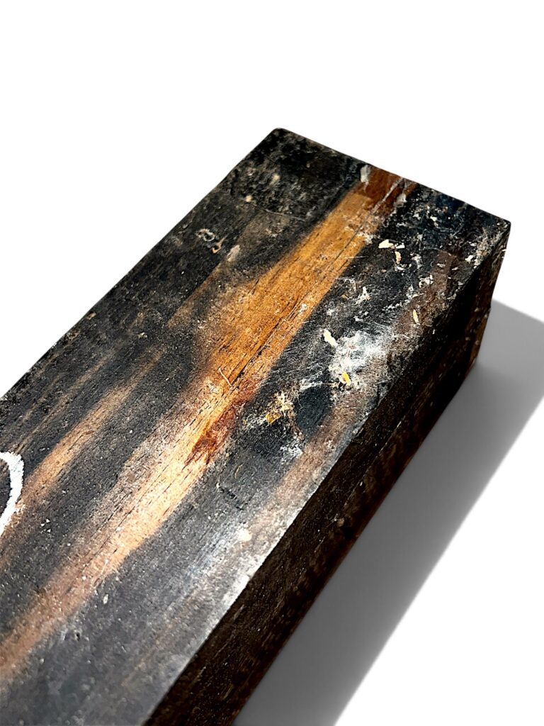 Ebony 3″x3″x10″ approx ( B8 ) with crack - Image 4