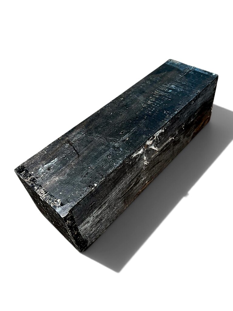 Ebony 3″x3″x10″ approx ( B8 ) with crack - Image 3