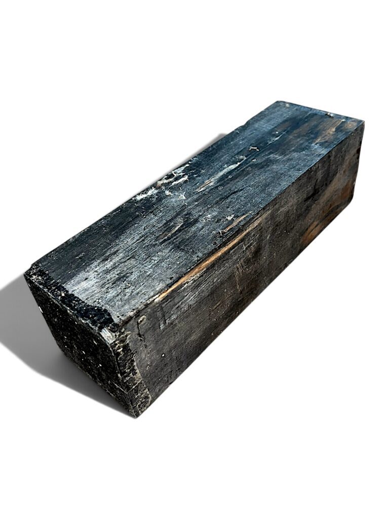 Ebony 3″x3″x10″ approx ( B8 ) with crack - Image 2