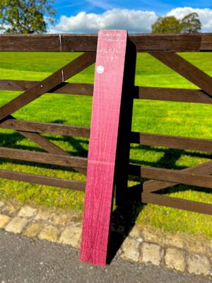 Very Rare Colombian Purpleheart 49"x5.75"x3.75" (kiln dried) - A 10 with crack