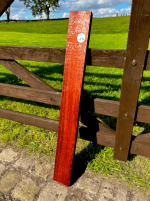 Genuine Satine Bloodwood 32"x3.75"x1" approx - A22
