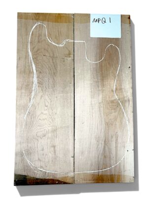 Maple Body Blank - 21"x7"x2" - 2 pieces not jointed kiln dried MPQ1