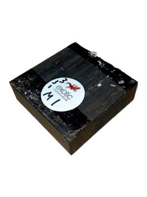 Ebony 3"x3"x1" approx ( M1 )
