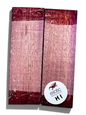 Purpleheart knife scales 155mm x 38mm x 10mm approx ( H1 )