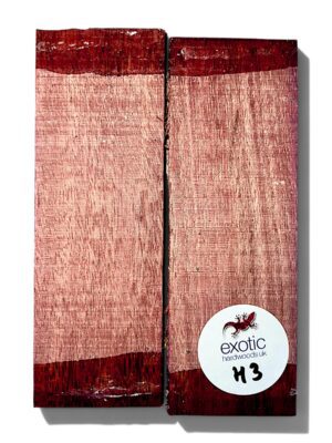 Purpleheart knife scales 155mm x 38mm x 10mm approx ( H3 )