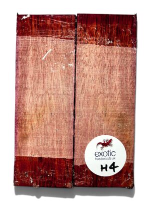 Purpleheart knife scales 155mm x 38mm x 10mm approx ( H4 )