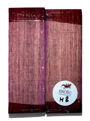 Purpleheart knife scales 155mm x 38mm x 10mm approx ( H8 )