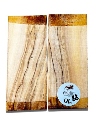 Olivewood Knife Scales - 155x38x10 mm - air dried ( OL88 )