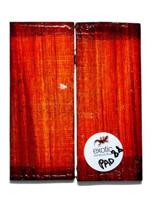 Padauk Knife Scales - 155x38x10mm - PAD 88